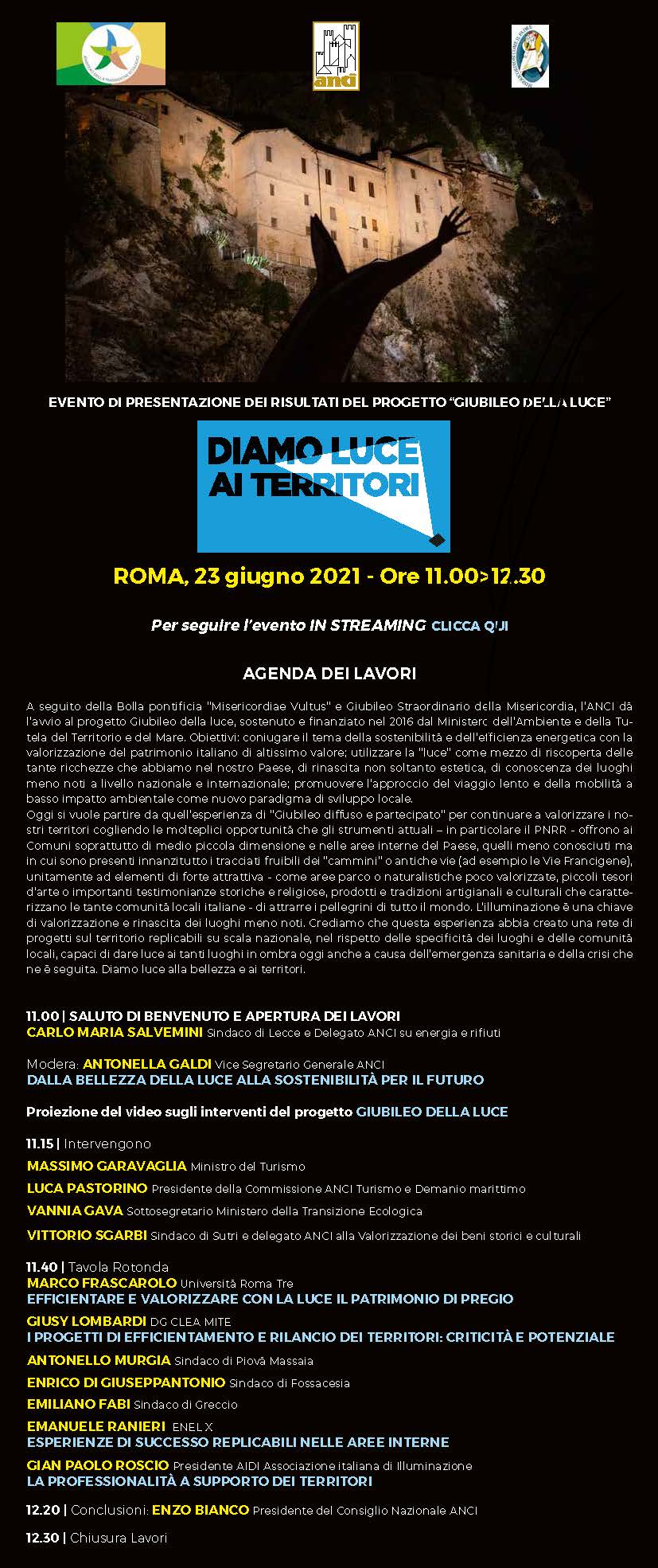 CS - Luce ai territori continuo